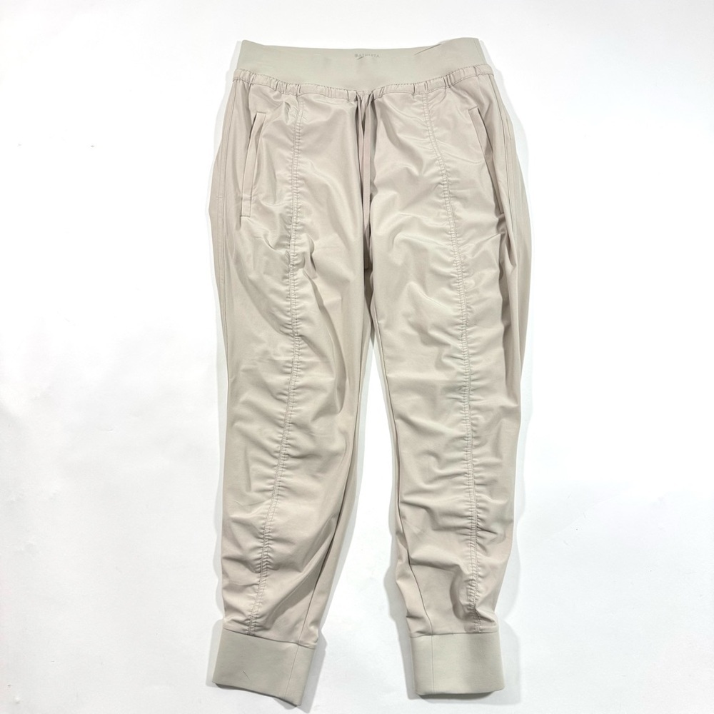 Athleta Attitude Jogger Pants Abalone Beige - Picture 2 of 10
